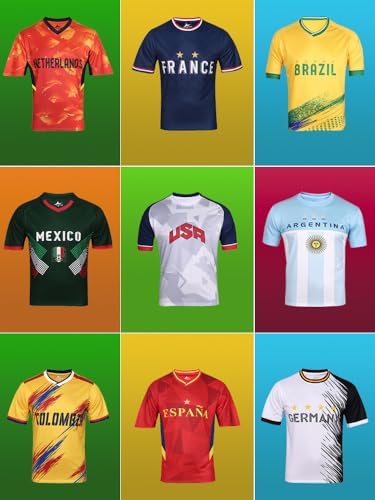 2026 Men's Soccer Jerseys for European/American/Asian/African National Team Fans Football Shirt(Iran,Large) : Clothing, Shoes & Jewelry - Image 7
