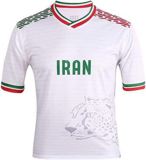 2026 Men's Soccer Jerseys for European/American/Asian/African National Team Fans Football Shirt(Iran,Large) : Clothing, Shoes & Jewelry