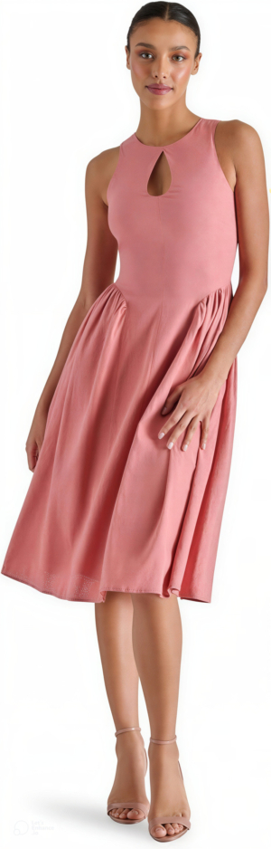 Steve Madden Apparel Women's Everleigh Dress, Dusty Brick at Amazon Women’s Clothing store
