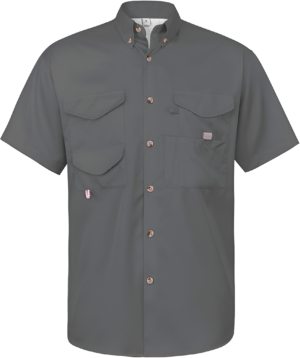Alimens & Gentle Short Sleeve Fishing Shirt Wicking Fabric Sun Protection Casual Button Down Shirts Orange : Clothing, Shoes & Jewelry